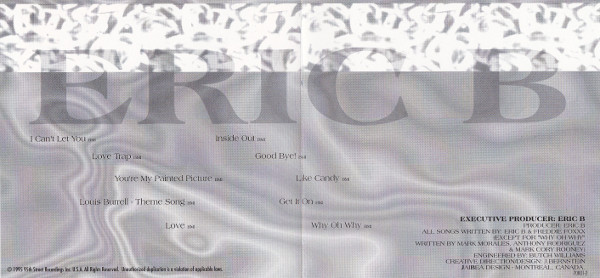 Eric B By Eric B. (CD 1995 95th Street Recordings) In Long Island | Rap ...